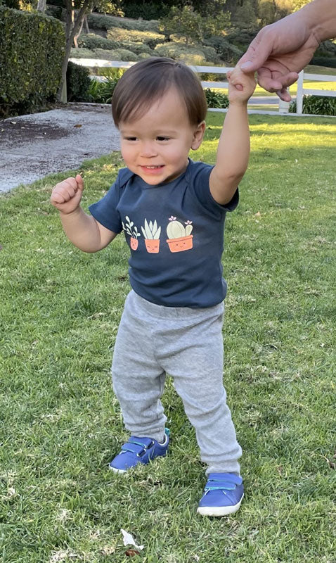 happy succulents onesie (3-6m)