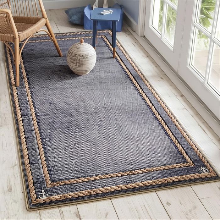 Harbor Rope Border Area Rug