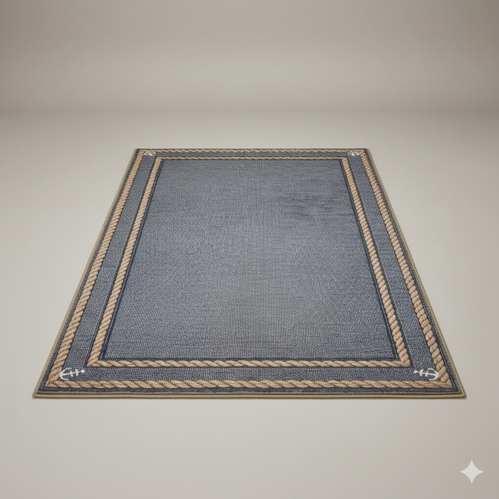 Harbor Rope Border Area Rug