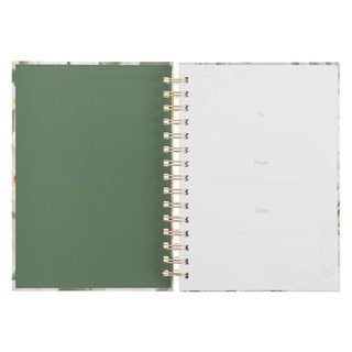 He Restores My Soul Green Garden Spiral Journal - Psalm 23:3