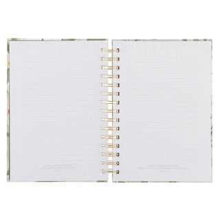 He Restores My Soul Green Garden Spiral Journal - Psalm 23:3