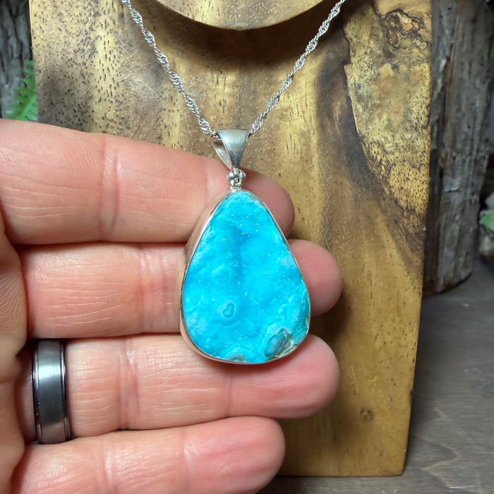 Hemimorphite Pendant