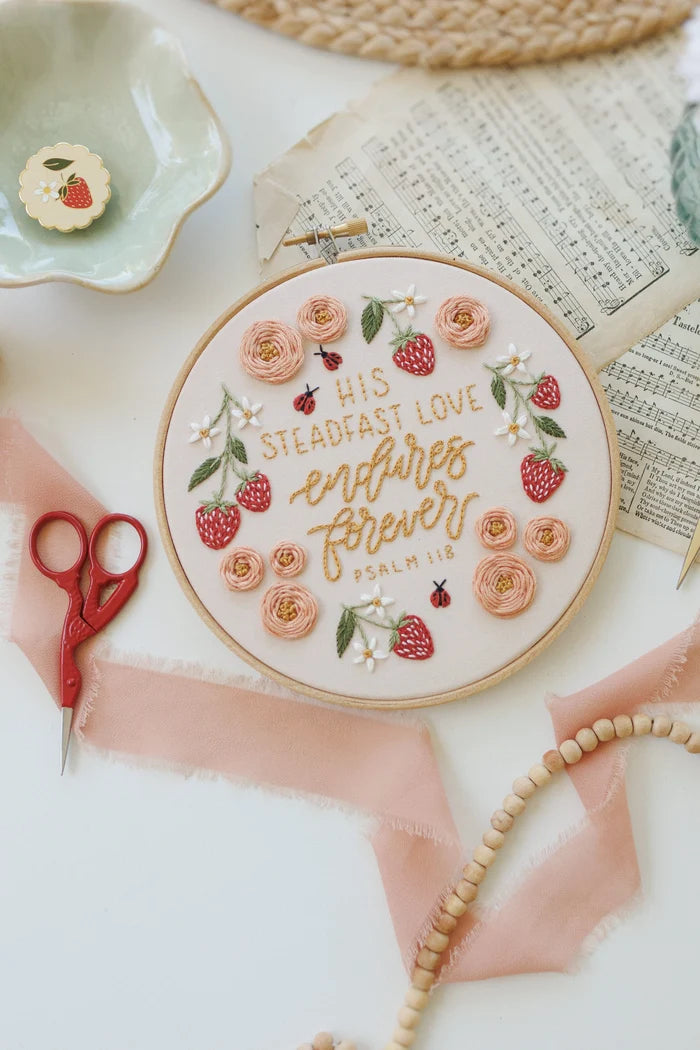 "His Steadfast Love" Embroidery Kit