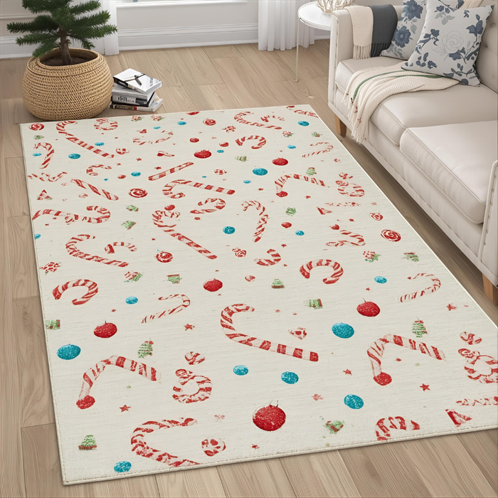 Holiday Candy Mix Area Rug
