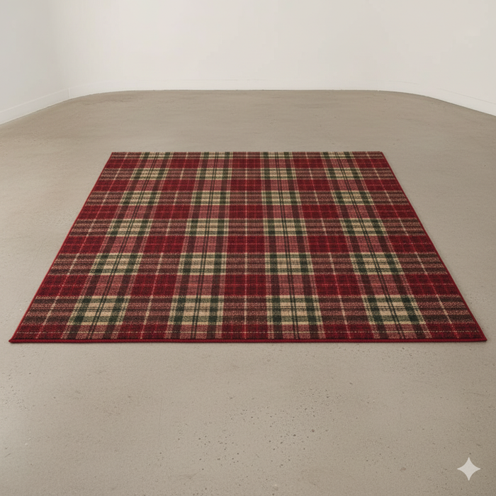 Holiday Plaid Area Rug