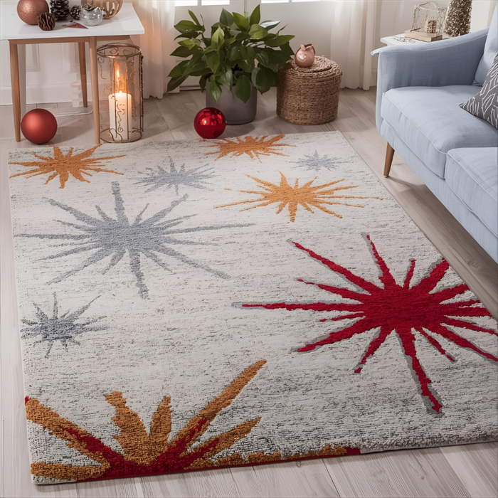 Holiday Starburst Area Rug