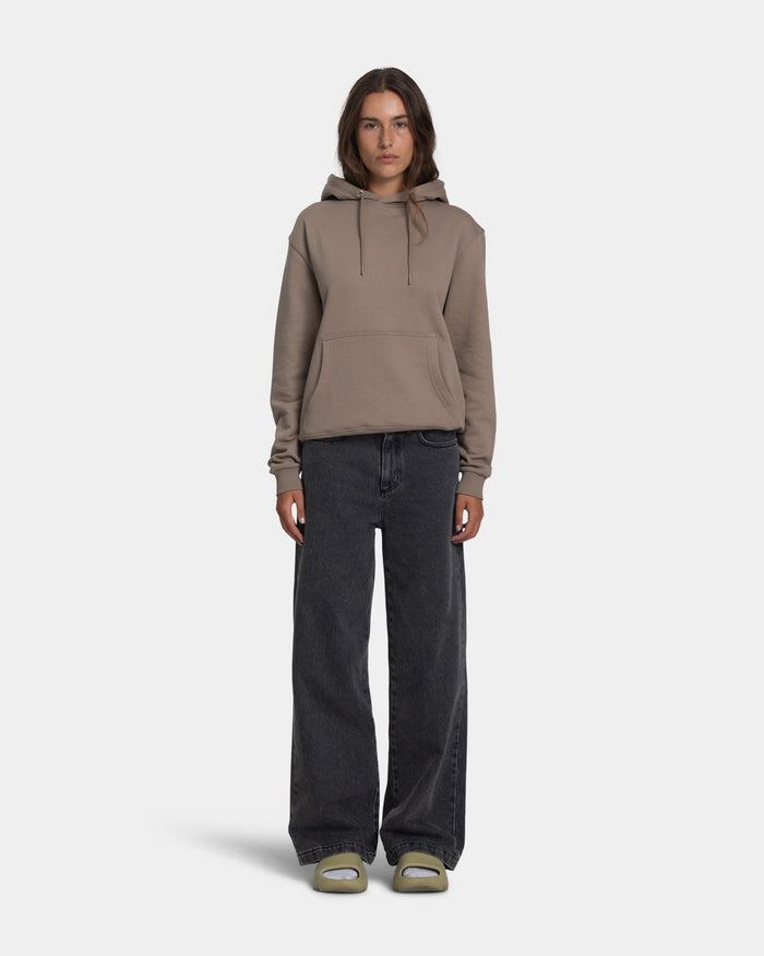 Hoodie Classic, Women (Mocha) -
