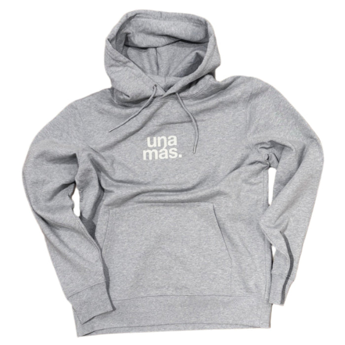 hoodie, una más, heather grey.