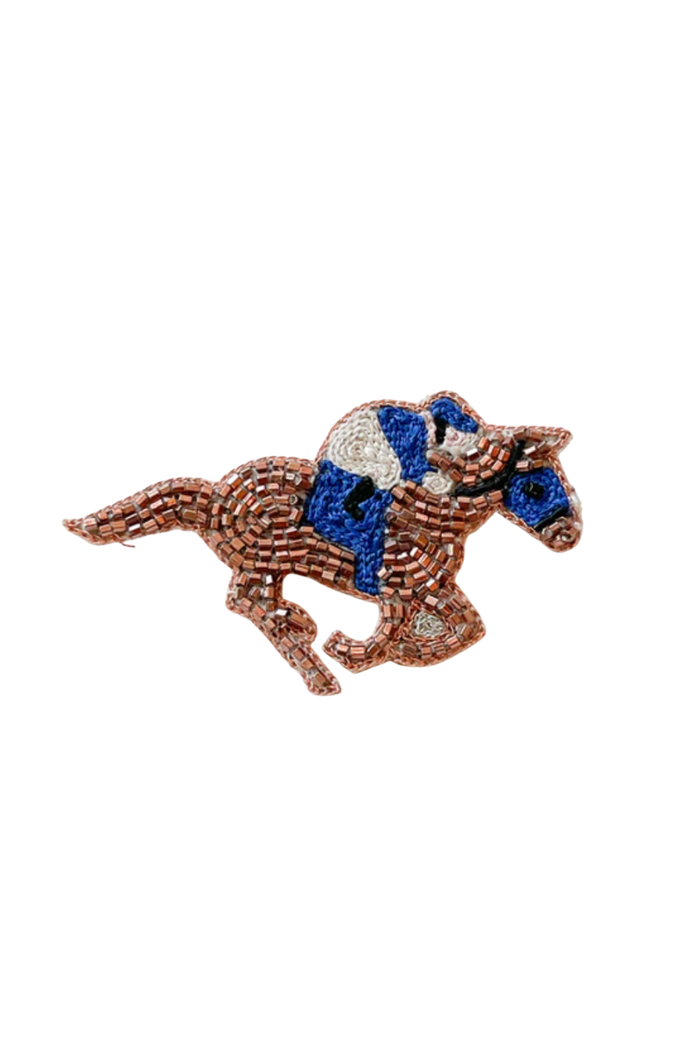 Horse Racing Lapel Pin - FINAL SALE