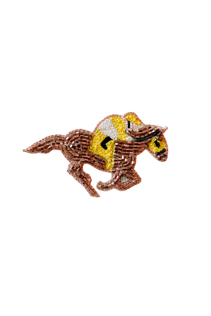 Horse Racing Lapel Pin - FINAL SALE