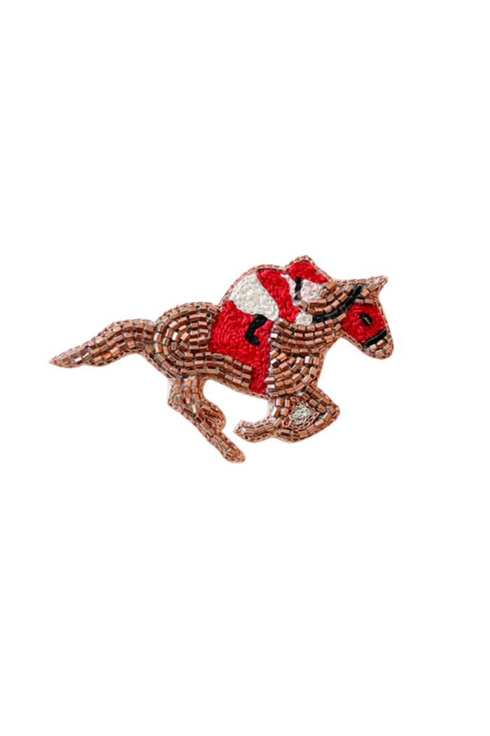 Horse Racing Lapel Pin - FINAL SALE