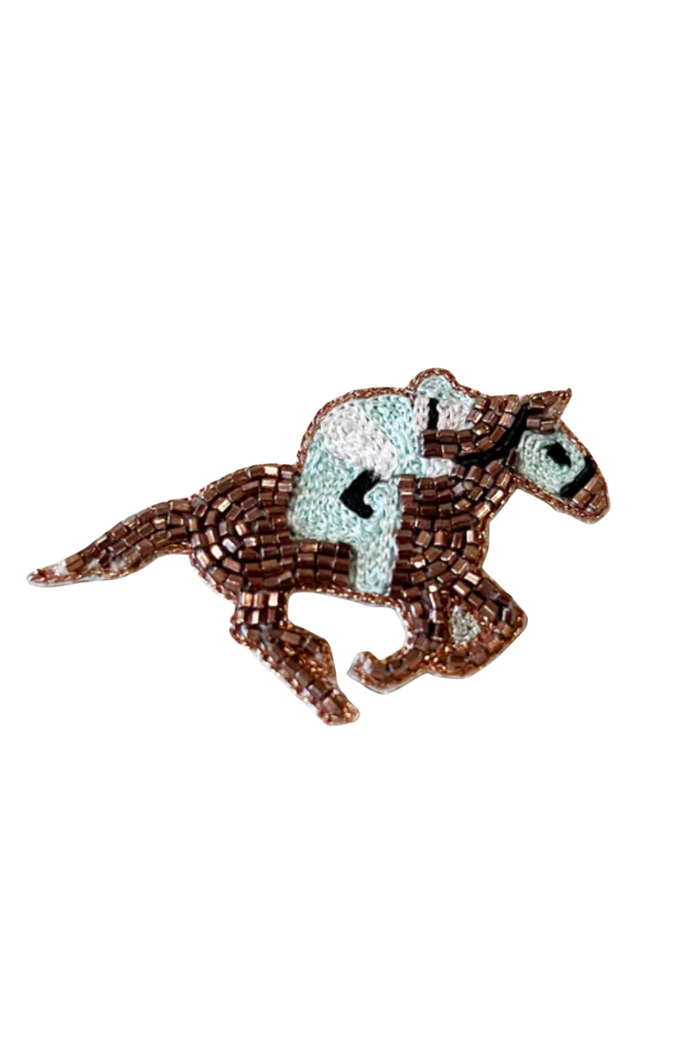 Horse Racing Lapel Pin - FINAL SALE