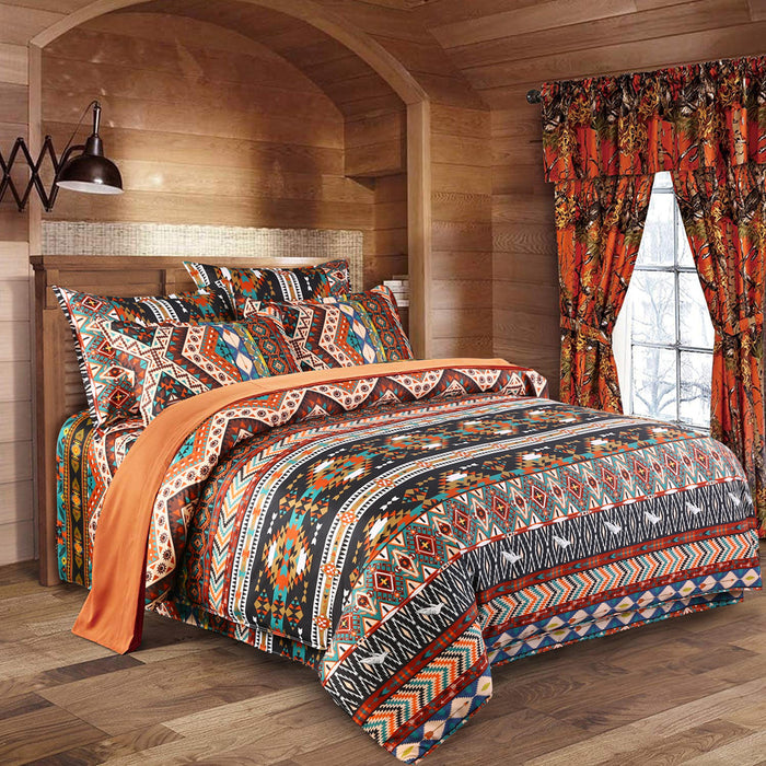Hot Bohemian Four-piece Set New National Style Size Bedding.