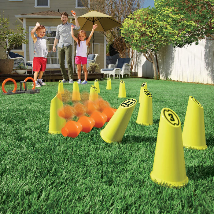 Up to 8 players can play together and the games are designed for kids of all ages!