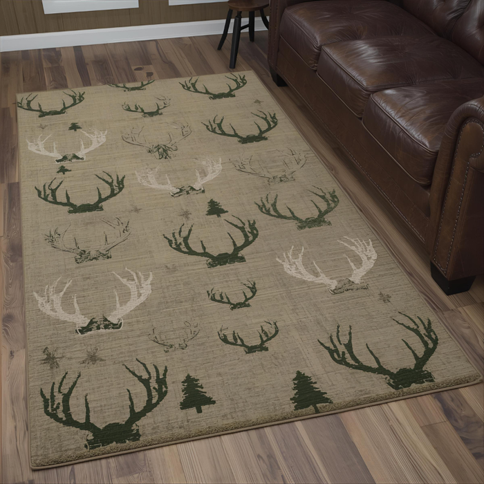 Hunting Trophy Area Rug