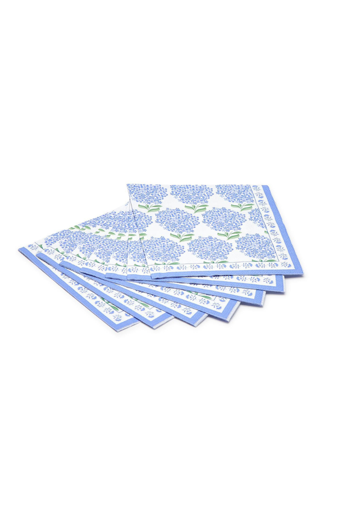 Hydrangea Cocktail Napkins