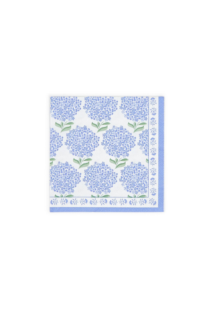Hydrangea Cocktail Napkins