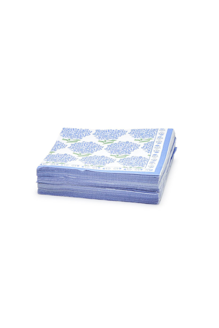Hydrangea Cocktail Napkins