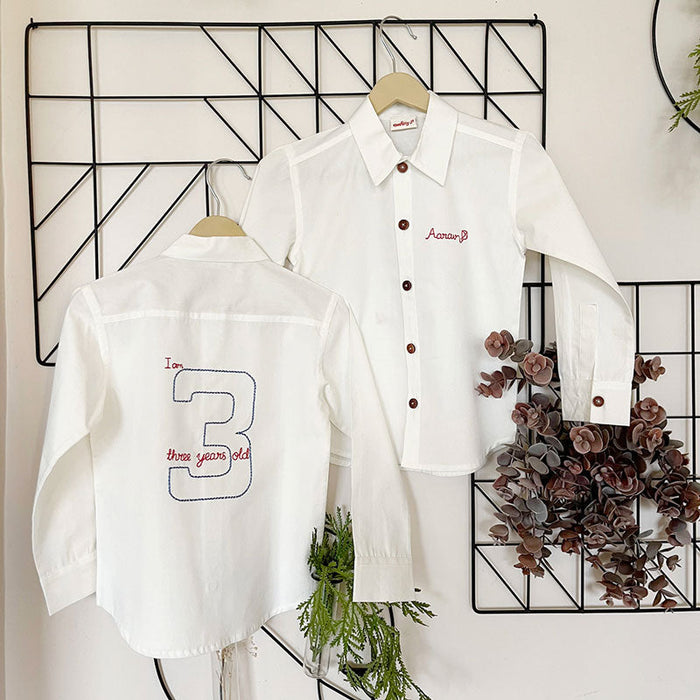 I am Three äóñ Personalized Birthday Shirt (1-4 Years)