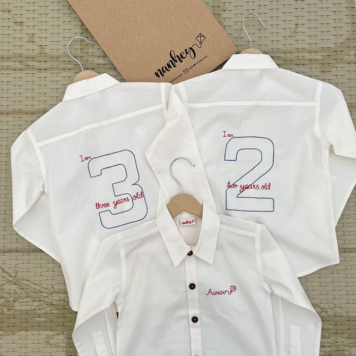 I am Two äóñ Personalized Birthday Shirt (1-4 Years)