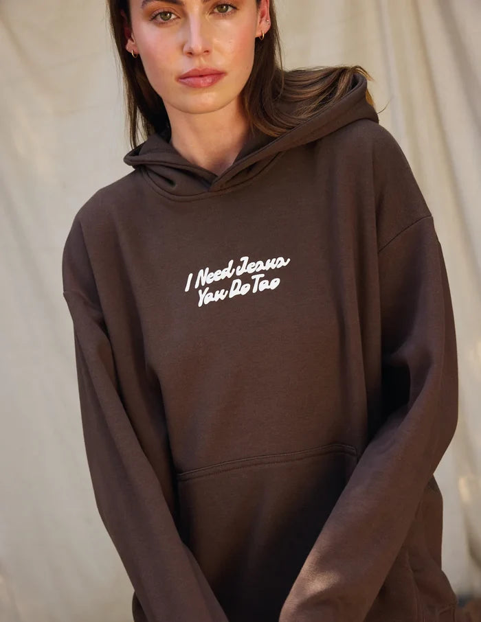I Need Jesus Midweight Hoodie