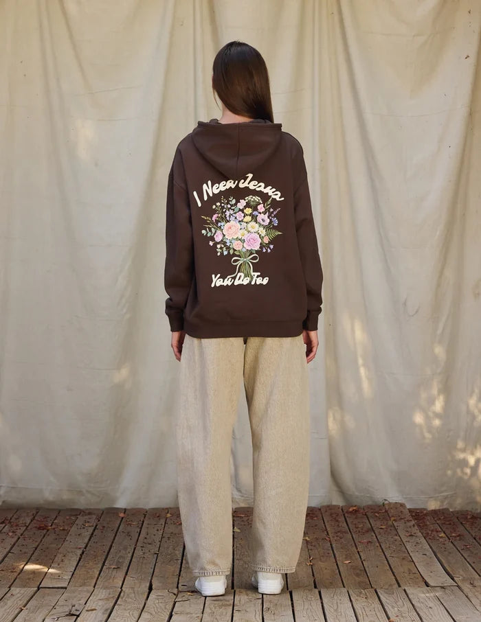 I Need Jesus Midweight Hoodie