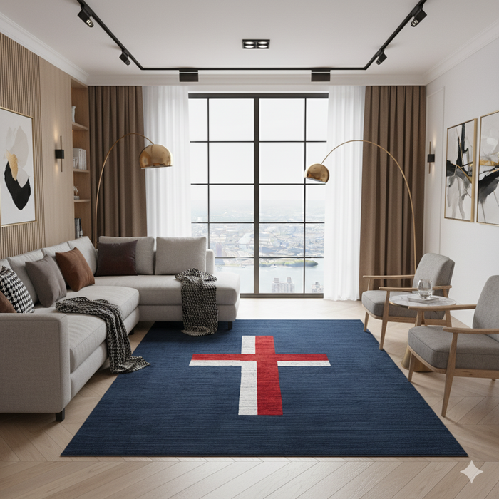 Iceland Flag Area Rug