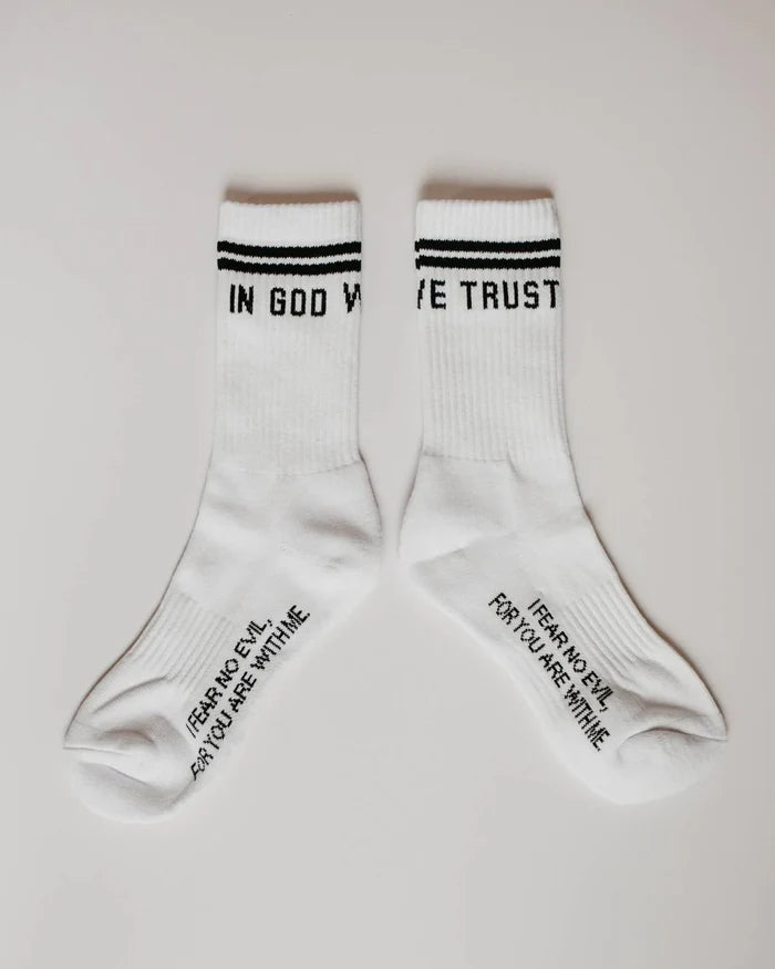 In God We Trust Crew Socks
