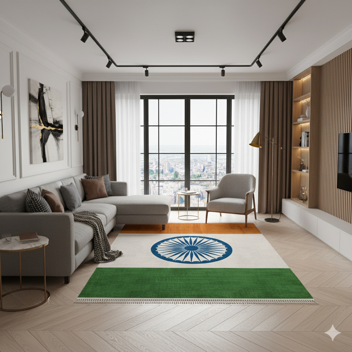 Indian Flag Area Rug