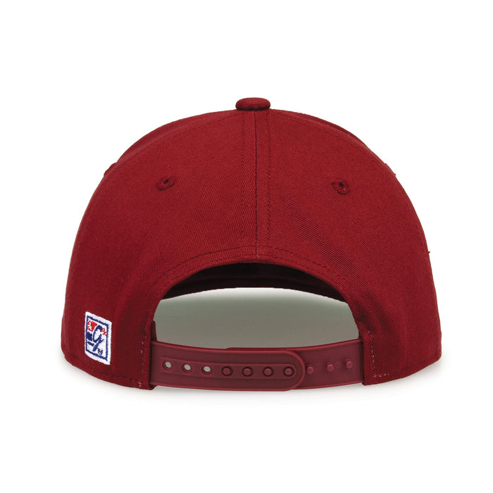 Indiana Hoosiers Retro Circle Snapback - Cardinal, alternate view 3