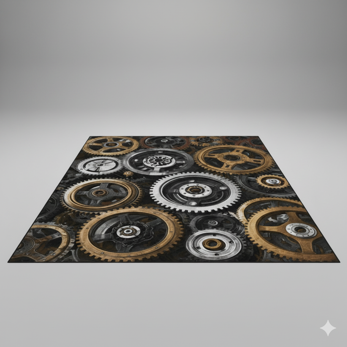 Industrial Gear Area Rug