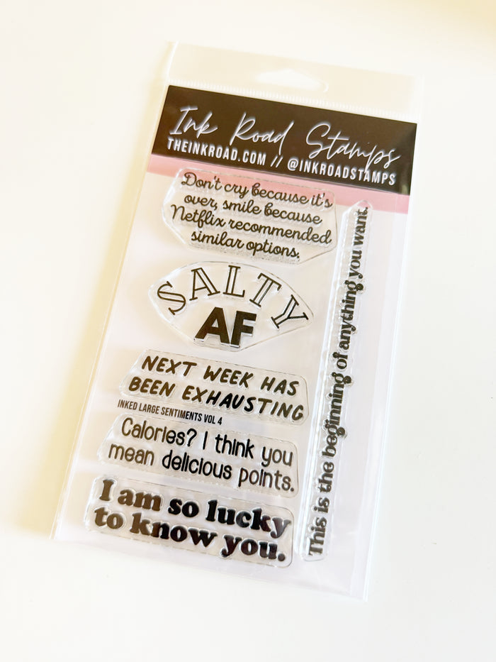 INKED Large Sentiments Vol 4