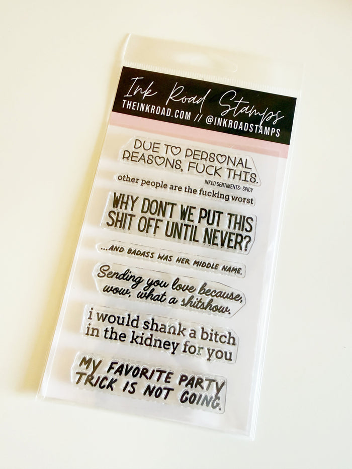INKED Large Sentiments Vol 5