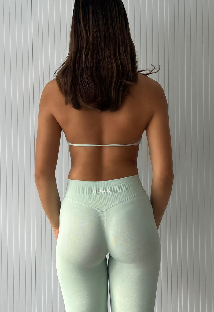 Invisible Scrunch Leggings - Light Green