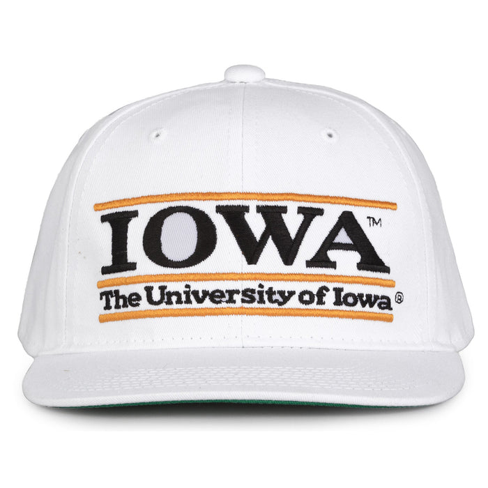 Retro Bar Snapback - White