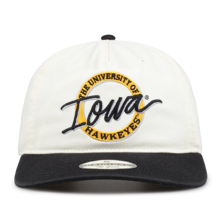 Iowa Hawkeyes Original Circle Snapback, front view