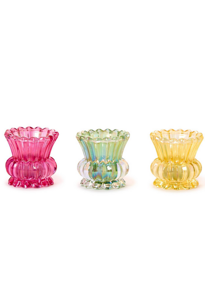 Iridescent Tealight Candle Holder