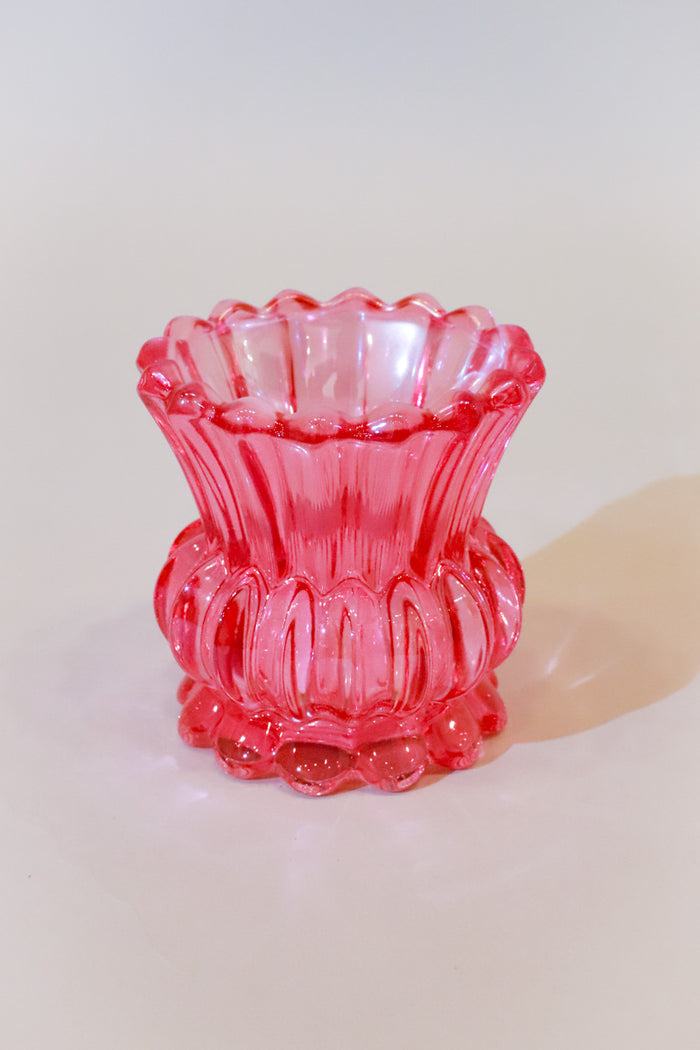 Iridescent Tealight Candle Holder