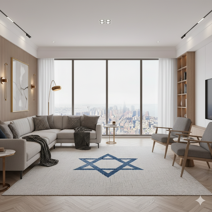 Israel Star Area Rug