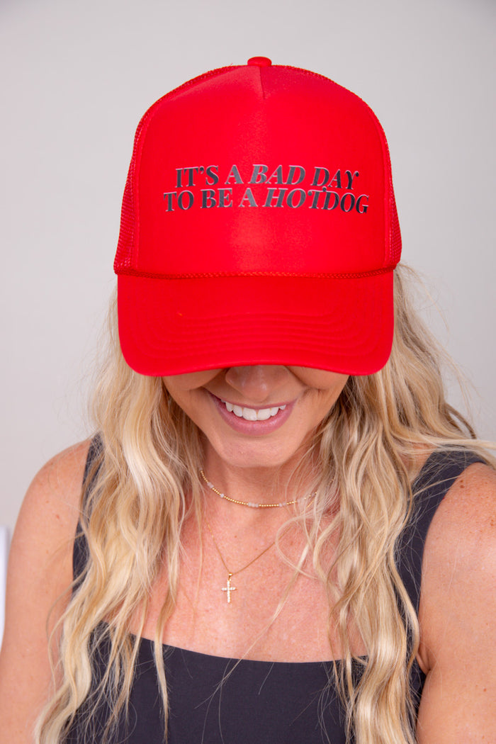 It's a Bad Day To Be a Hotdog Trucker Hat