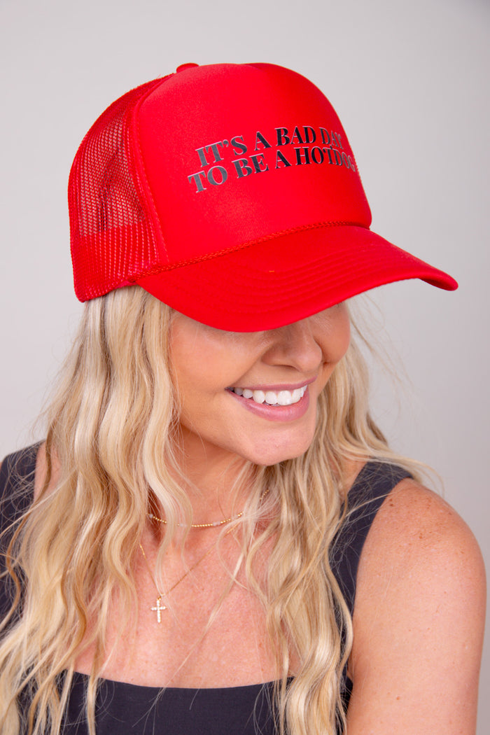 It's a Bad Day To Be a Hotdog Trucker Hat