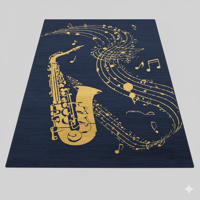 Jazz Notes Area Rug