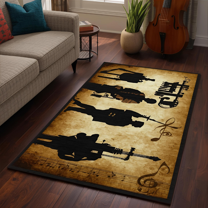 Jazz Trio Area Rug
