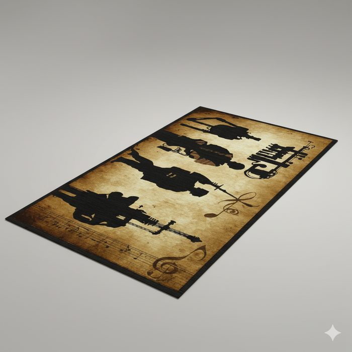 Jazz Trio Area Rug