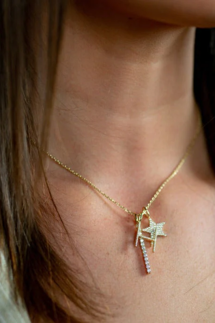 Jazzy Star Charm - Charm Bar - FINAL SALE