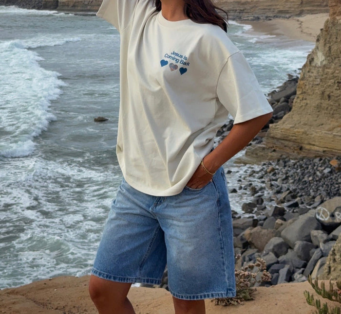 Jesus Is Coming Back Heavyweight Tee