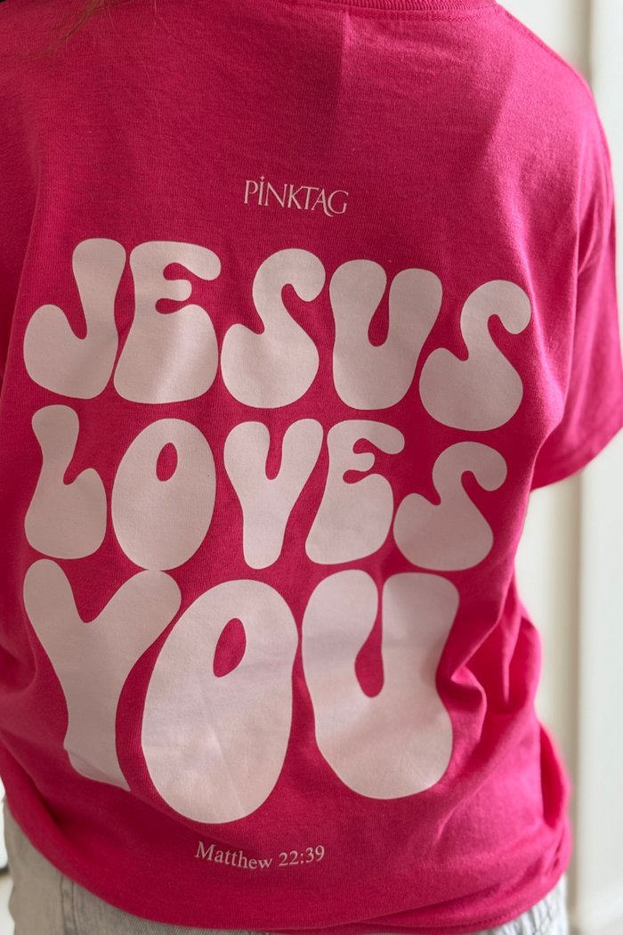 Jesus Loves You Tee - Girls Graphic