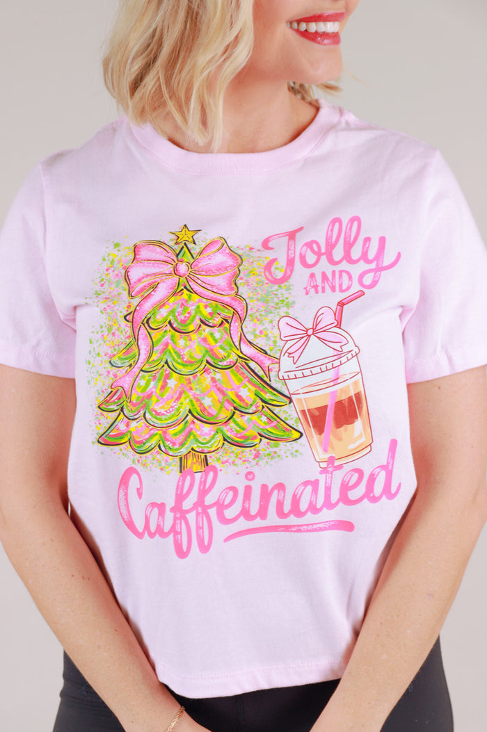 Jolly and Caffeinated Graphic Tee