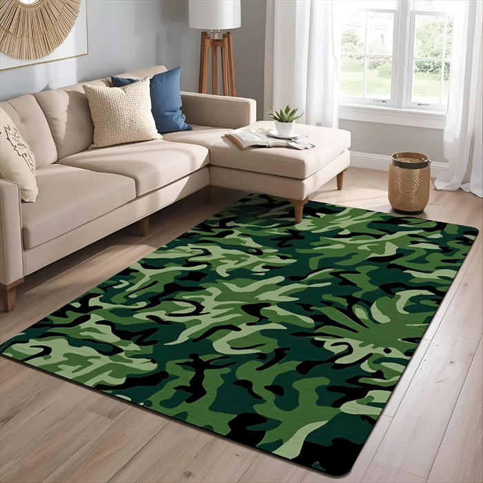 Jungle Camo Area Rug