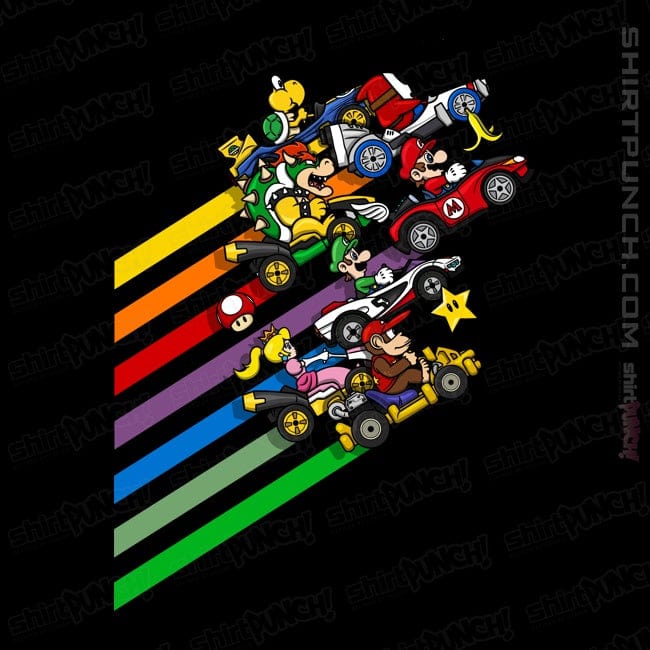 Daily_Deal_Shirts Magnets / 3"x3" / Black Karting Chaos